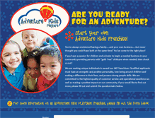 Tablet Screenshot of franchise.adventurekidsplaycare.com